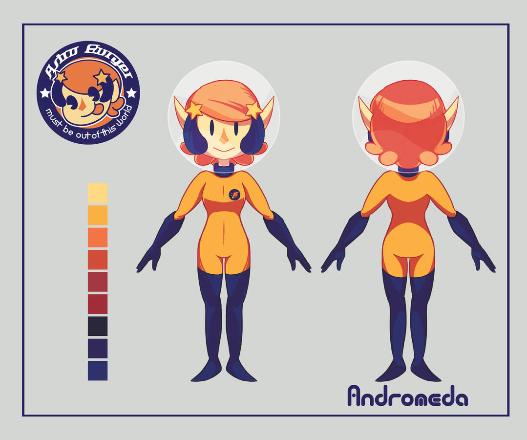 ^Character creation for a school project, meant to create a food chain brand^