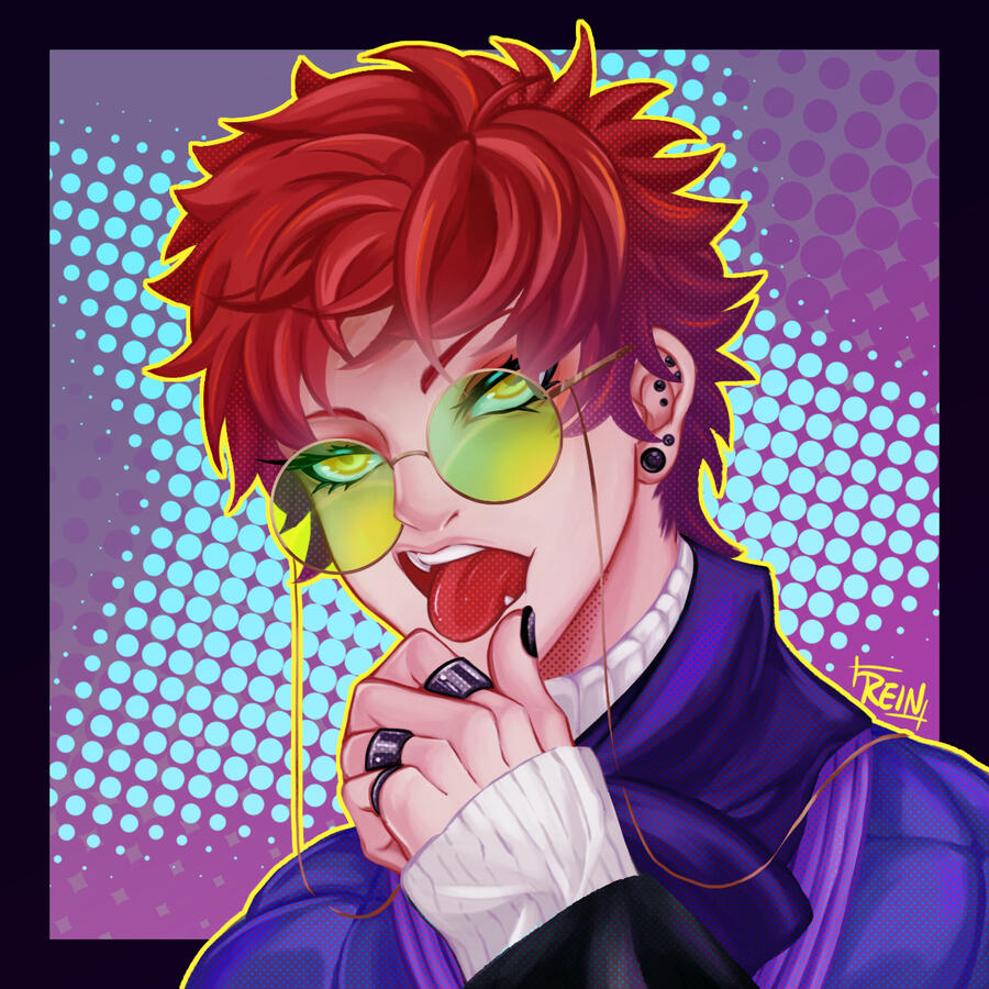 ^[Fan art] Redraw in your style, a collab hosted in Facebook by fans. Character belongs to Hypnosis Microphone, a King Records property